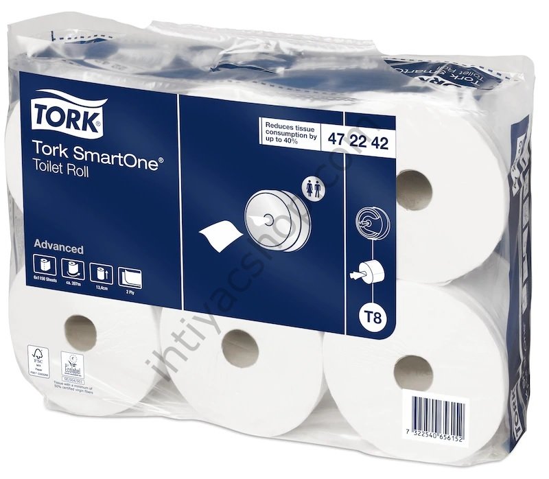 Tork SmartOne Tuvalet Kağıdı Advanced 207m*6