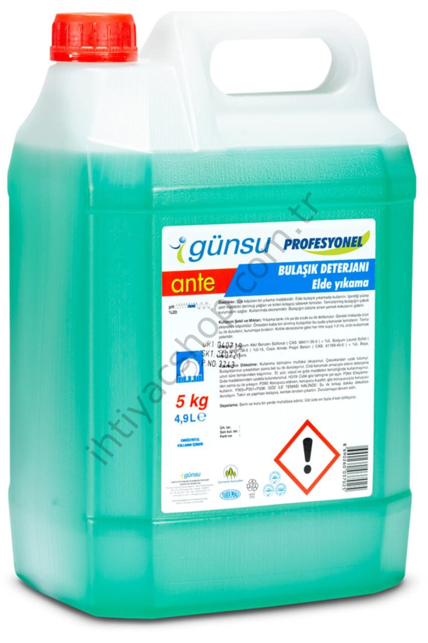 ANTE Elde Bulaşık Deterjanı YEŞİL 5LT