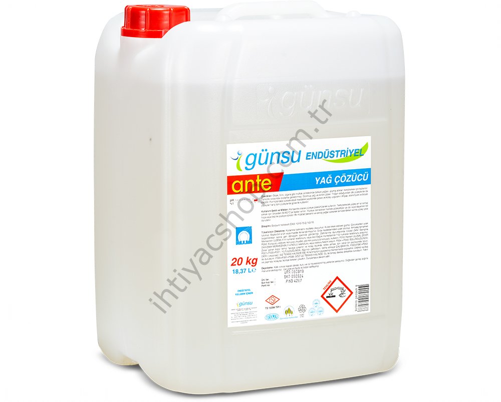 ANTE Yağ Çözücü 20LT