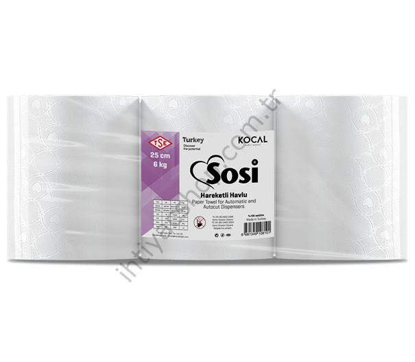 Sosi Hareketli Havlu 25 cm - 6 kg.