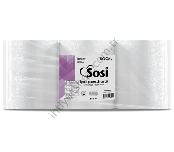 Sosi İçten Çekmeli Havlu