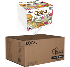 Brava Yeni Nesil Dispenser Peçete 18*200 YAPRAK