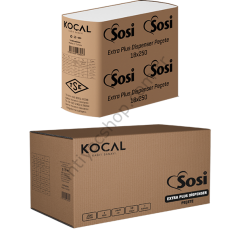 Sosi Extra Plus Dispenser Peçete 18*250 YAPRAK
