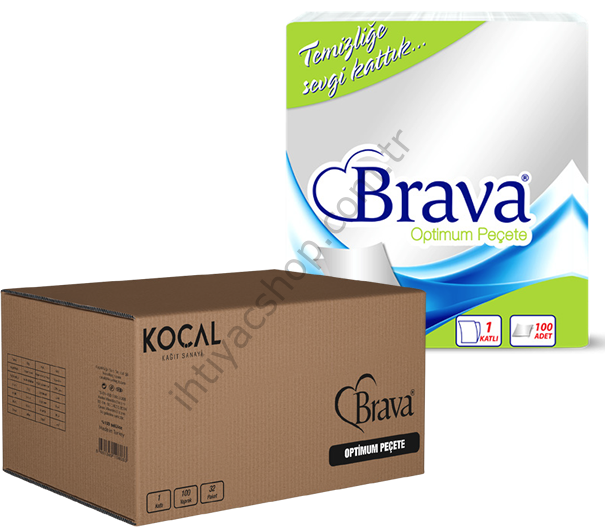 Brava Optimum Peçete 22,5*26,5 100 Adet