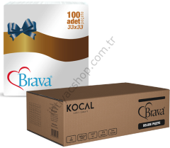 Brava Peçete 33*33 Garson Katlama 100 YAPRAK