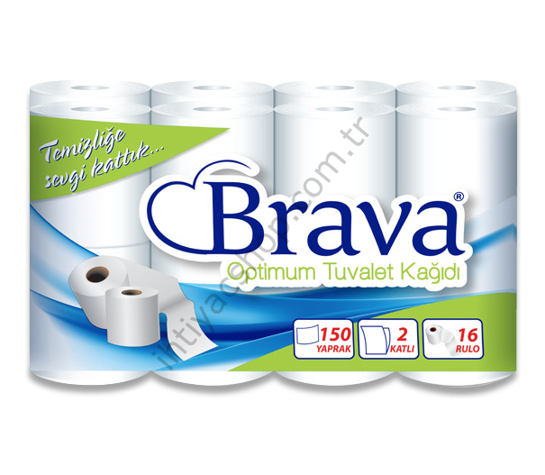 Brava Optimum Tuvalet Kağıdı 16*3 150 YAPRAK