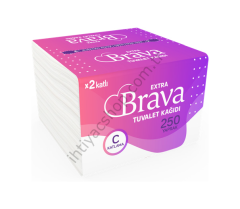Brava Extra C Katlama Tuvalet Kağıdı 24*250 YAPRAK