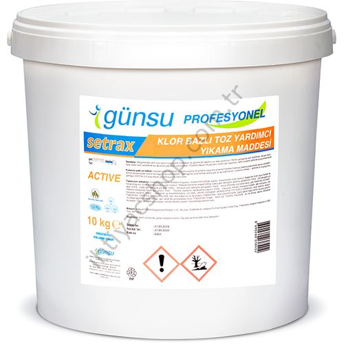 Setrax Active Klorlu Toz Yardımcı Yıkama Maddesi 10 Kg