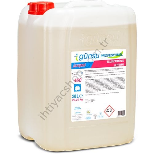 Jaxpel 460 Orta Sert Sular İçin Bulaşık Makinesi Deterjanı 20 L