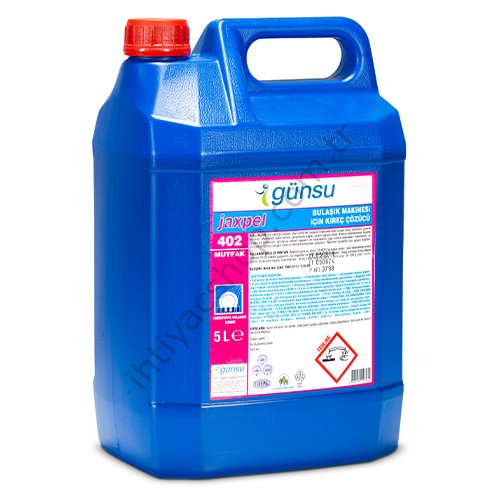 Jaxpel 402 Bulaşık Makinesi İçin Kireç Çözücü 5 L