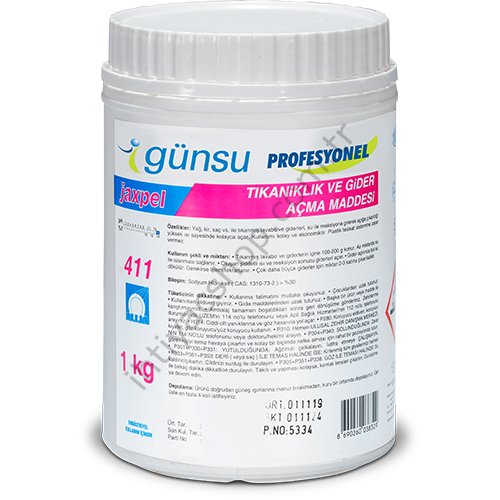 Jaxpel 411 Tıkanıklık Ve Gider Açma Maddesi 1 Kg