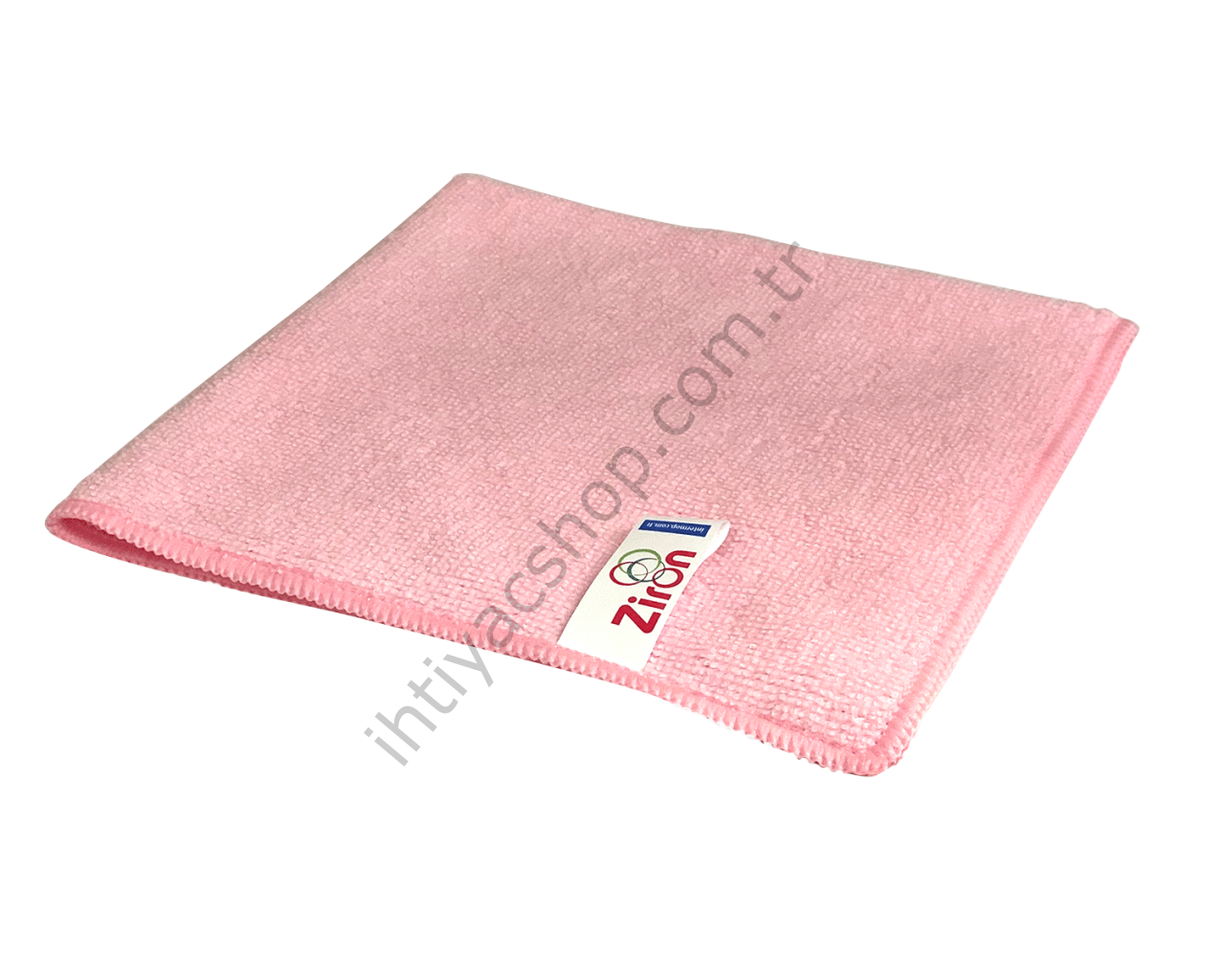 Ziron Mikrofiber Kalın Dokulu Genel Temizlik Bezi Pembe 40x40cm