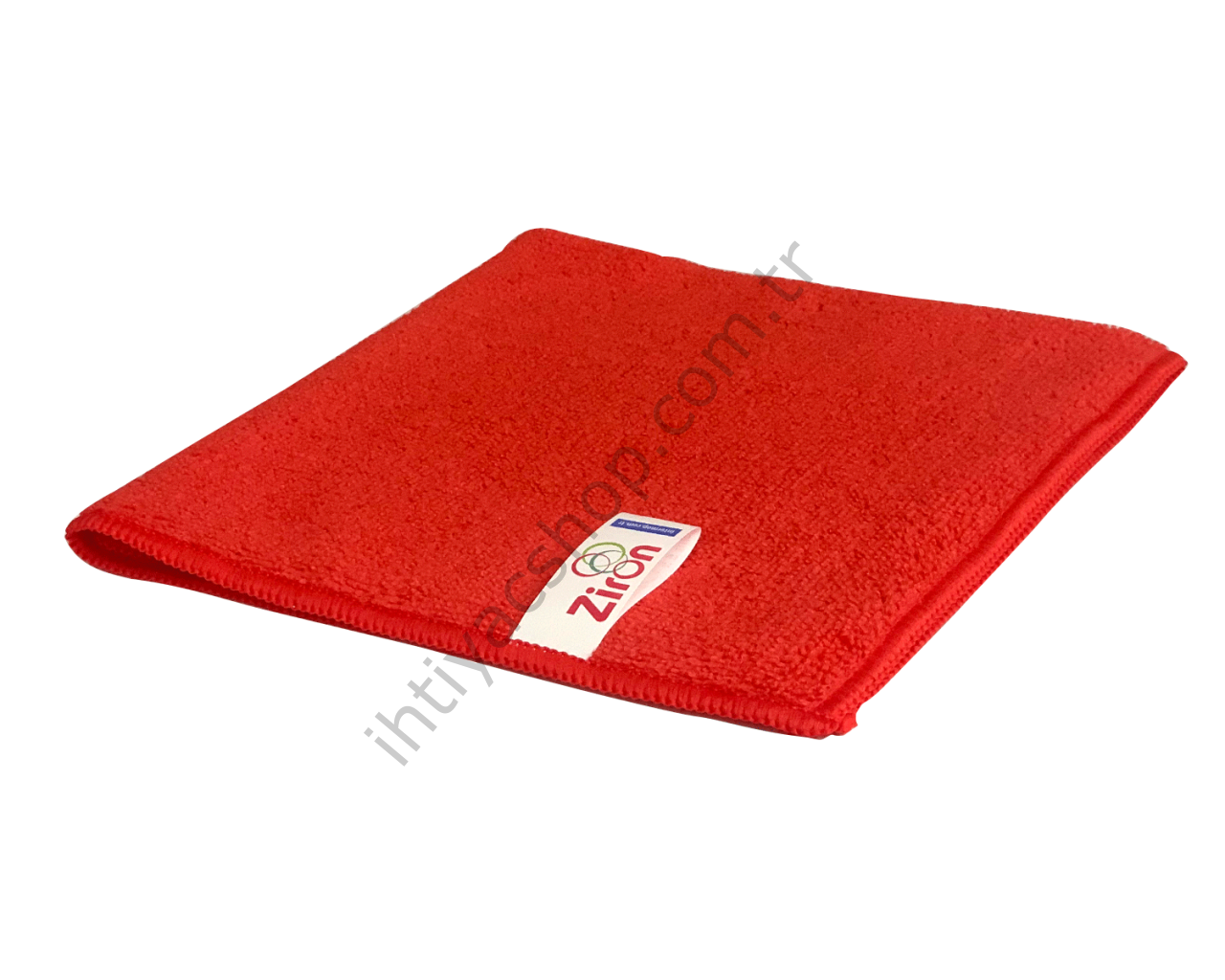Ziron Mikrofiber Kalın Dokulu Genel Temizlik Bezi Kırmızı 40x40cm