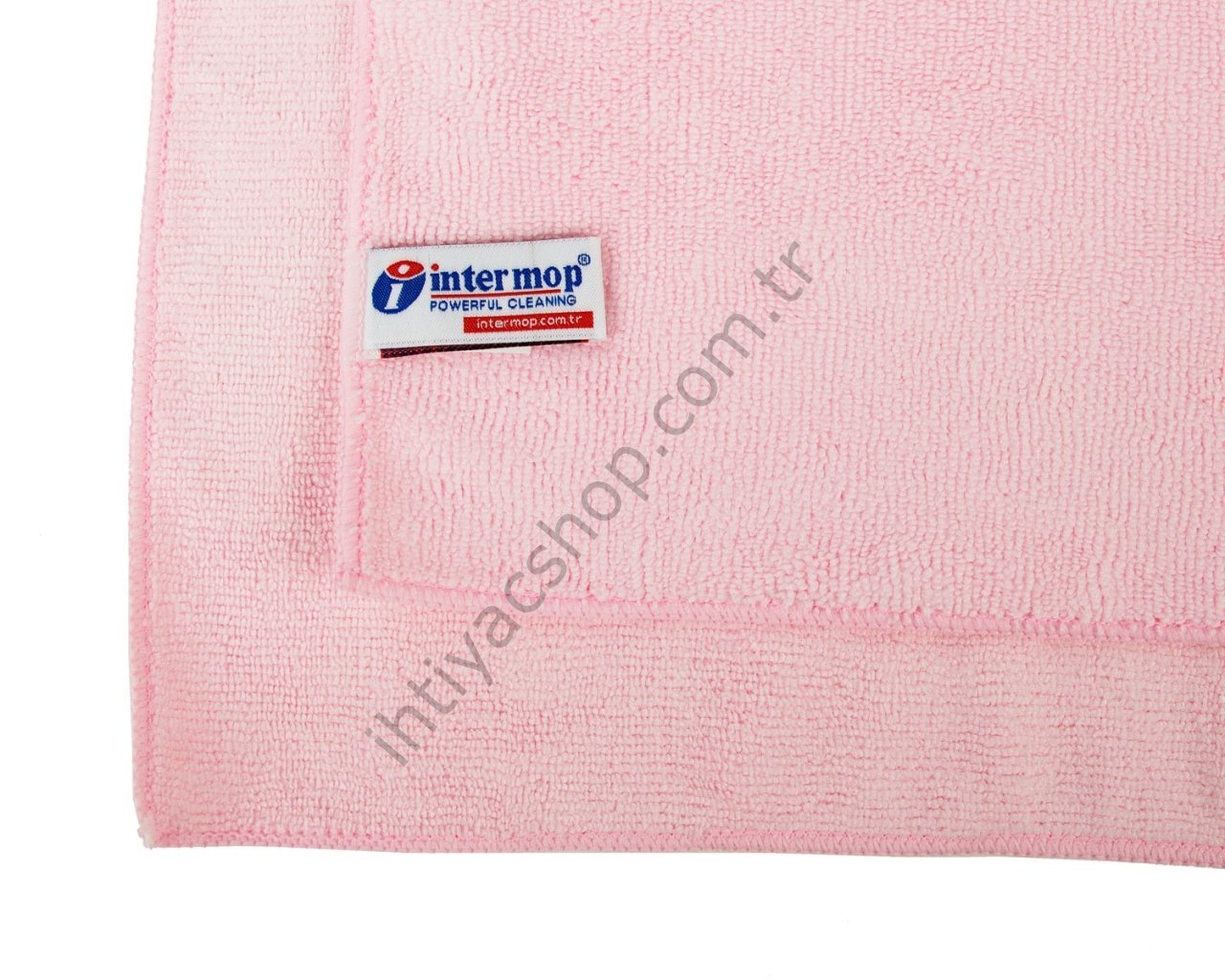 Intermop Mikrofiber Kalın Dokulu Genel Temizlik Bezi Pembe 40x40cm