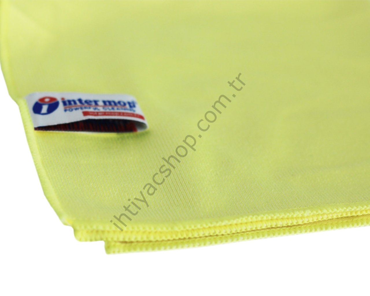 Intermop Mikrofiber Cam Temizleme Bezi Sarı 40x40cm
