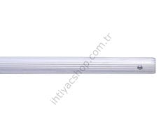 Ziron Alüminyum Kanallı Eloksalsız Boru 23.5x1300mm