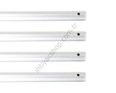 Intermop Alüminyum Eloksallı Premium Düz Boru 140cm (Mop Paspas Sapı)