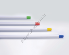 Intermop Alüminyum Eloksallı Premium Düz Boru Vidalı 140cm (Çekçek Fırça Sapı)