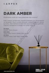 Carpex Bambu Çubuklu Ev Ofis Oda Kokusu Dark Amber 110 ml.