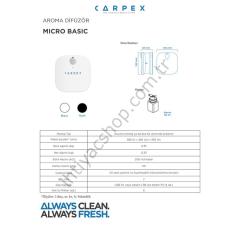 Carpex Micro Koku Makinesi Siyah