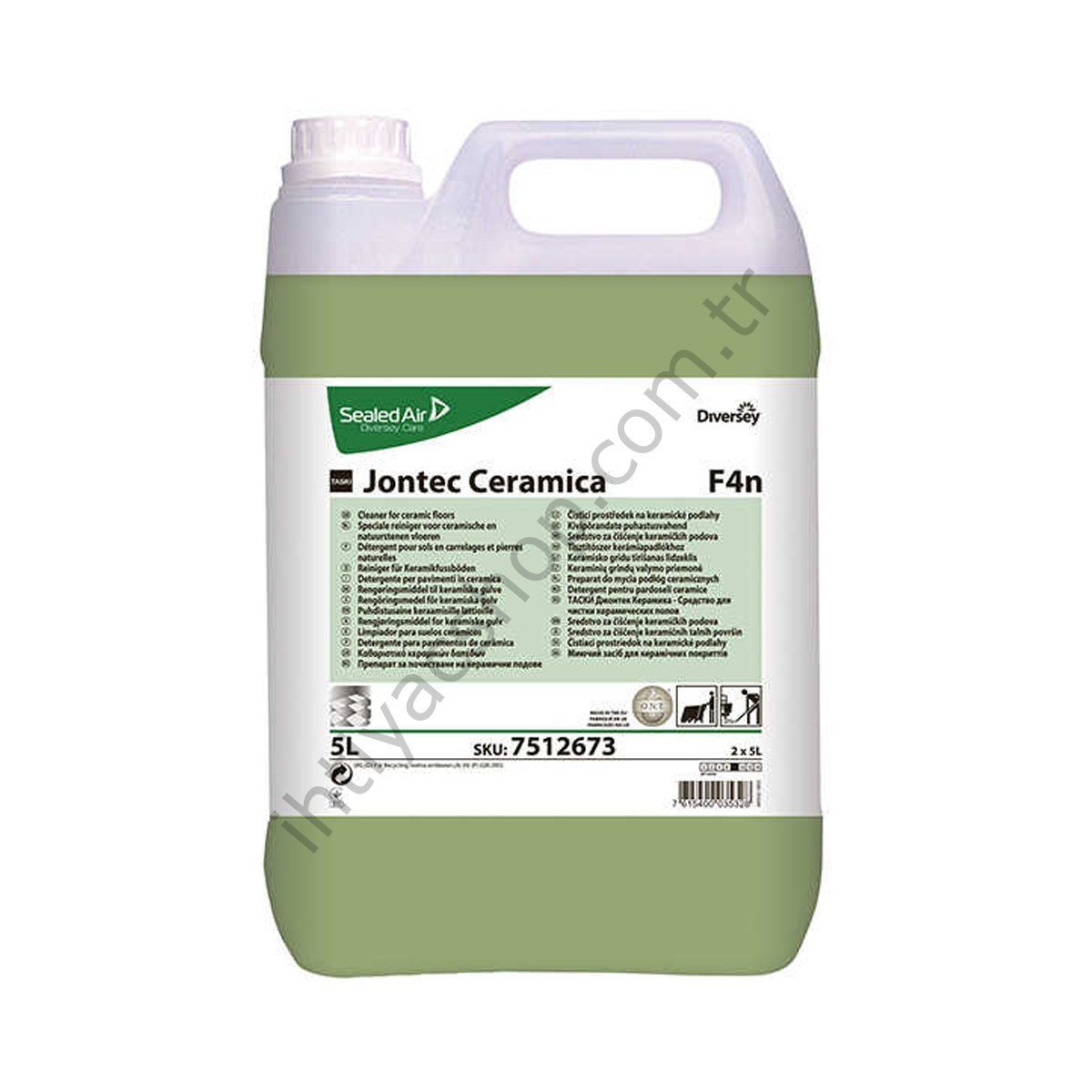 Taski Jontec Ceramica F4n Parlak Yüzeyler İçin Temizleyici 5 kg