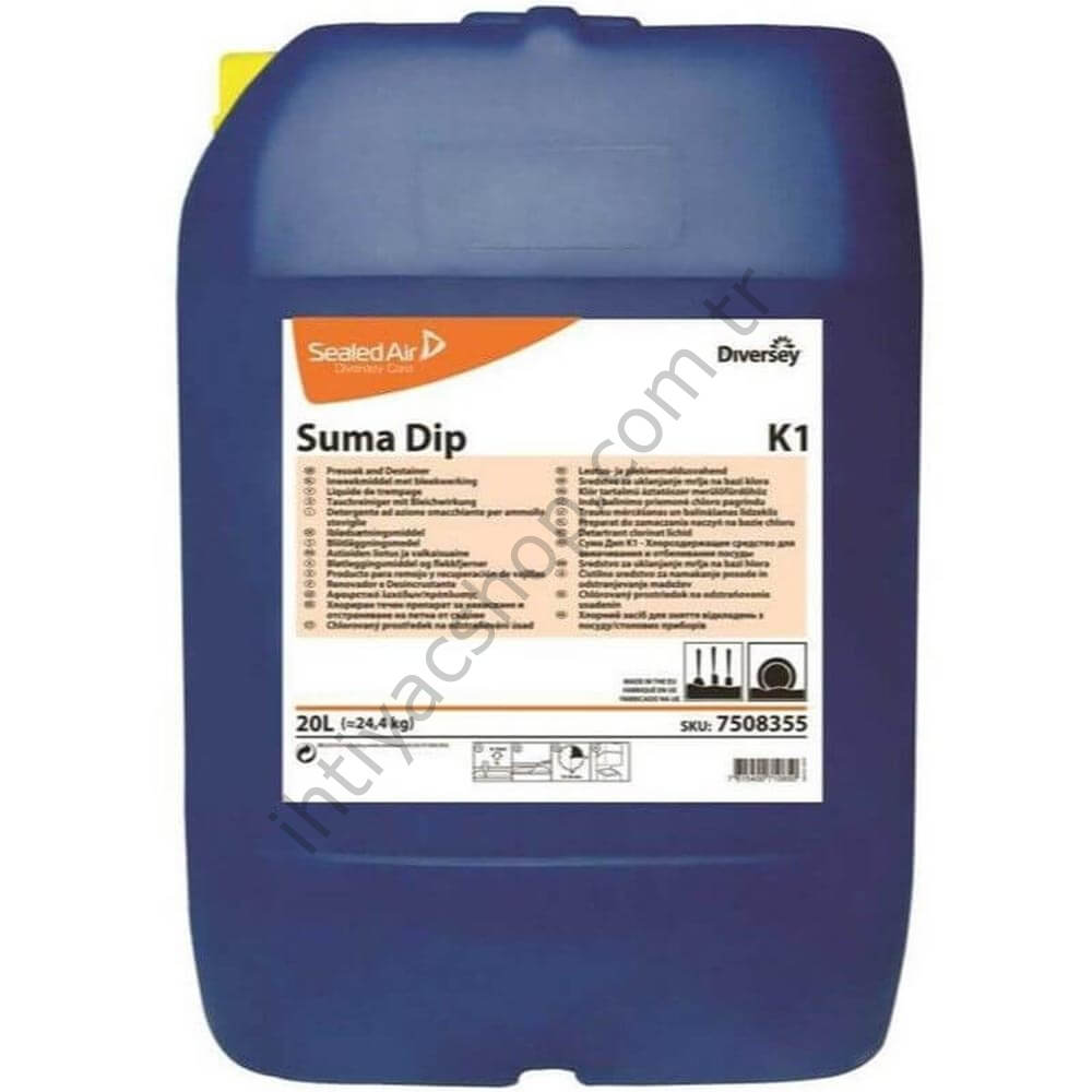 Diversey Suma Dip K1 Bulaşıklar İçin Leke Çözücü 23 Kg
