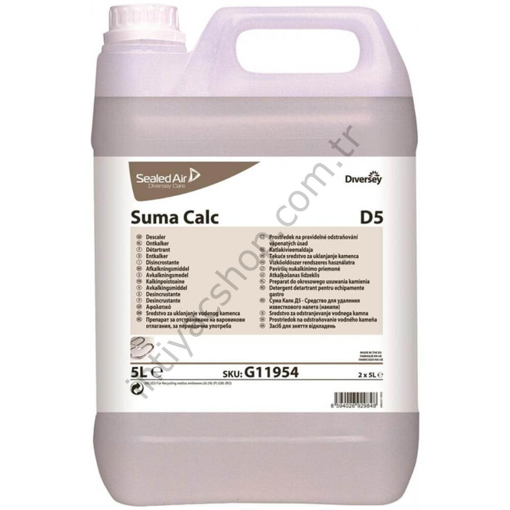 Diversey Suma Cal-x D5 Konsantre Kireç Çözücü 5 L