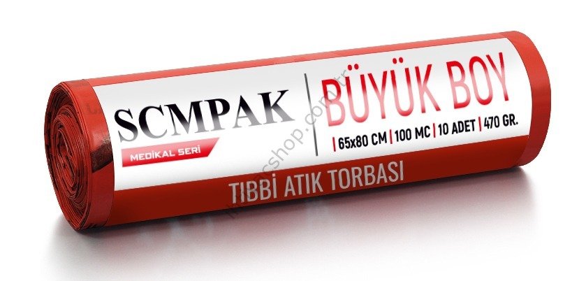 Tıbbi Atık Çöp Torbası 65x80