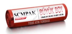 Tıbbi Atık Çöp Torbası 65x80