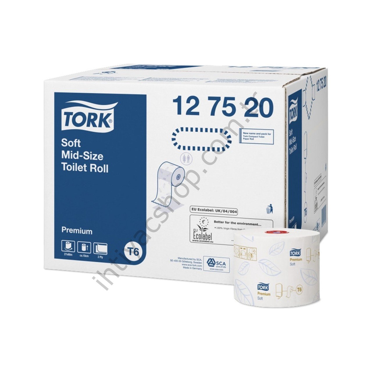 Tork Çift Katlı Premium Tuvalet Kağıdı 90 M 27 Rulo
