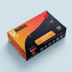 Primo Tek Kullanımlık Pudrasız Vinil Eldiven Siyah (M)