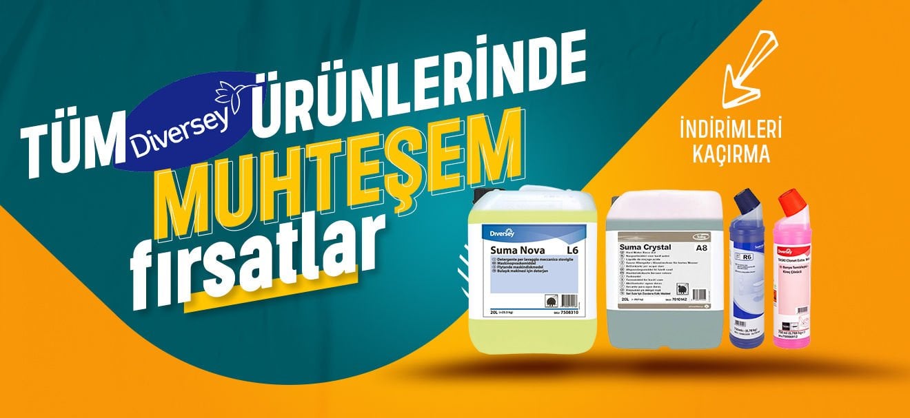 Diversey Ürünlerinde Fırsatlar Bitmiyor
